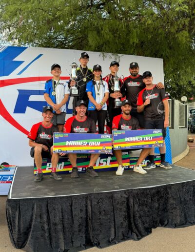Worr Team drivers on Podium