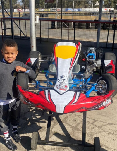 Ethan day one of our karting academy driver course.