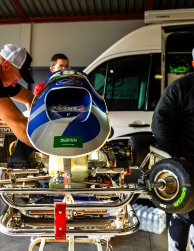 Experience the adrenaline rush of karting.