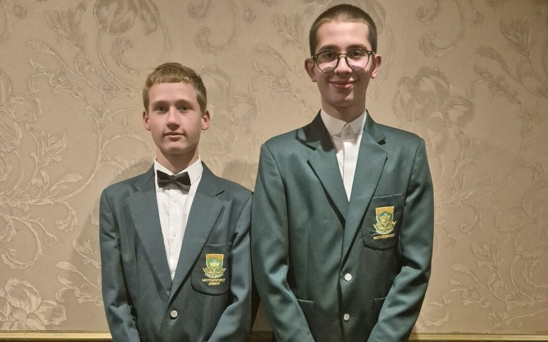 Muhammad and Wian receive protea colours