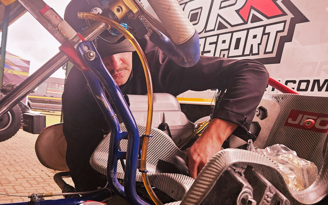 preparing kart for scrutineering
