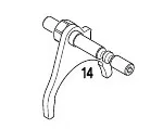 Old Shift Fork assy